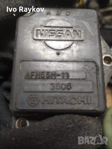 Дебитомер за Nissan Terrano II SUV , 2.4 i 12V ,  Hitachi AFH55M-11, снимка 2 - Части - 53599075