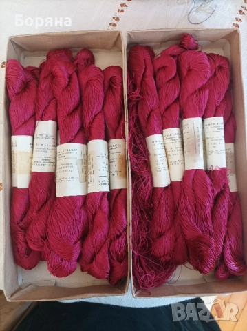 копринени конци за бродерия,макари 