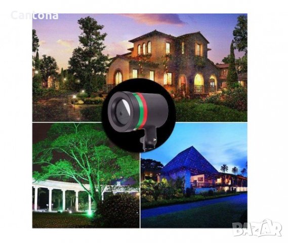 Лазерен проектор BabySbreath Laser Light, Статичен и подвижен, 3D холографски ефект, Външен и вътреш, снимка 3 - Друга електроника - 27098477