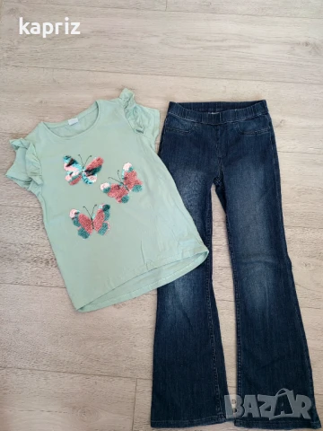 Комплект размер 128 , цена 15 лв