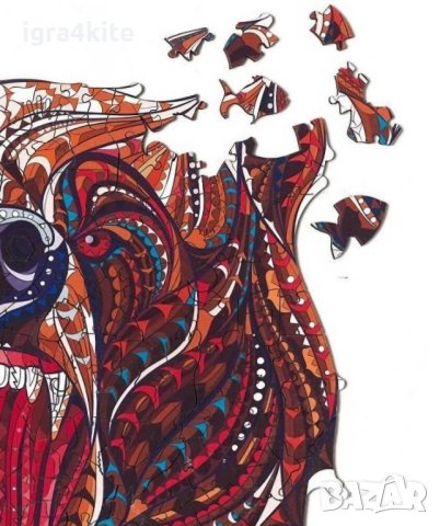 Дървен пъзел животни МЕЧКА / А4 формат Размер М / 27 МОДЕЛА, снимка 3 - Игри и пъзели - 43288202