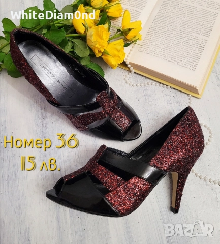 Разнообразие от празнични дамски обувки на ток номер 36, снимка 2 - Дамски обувки на ток - 52351451