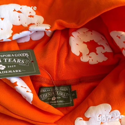 Горнище Denim Tears orange , снимка 2 - Спортни дрехи, екипи - 52229037