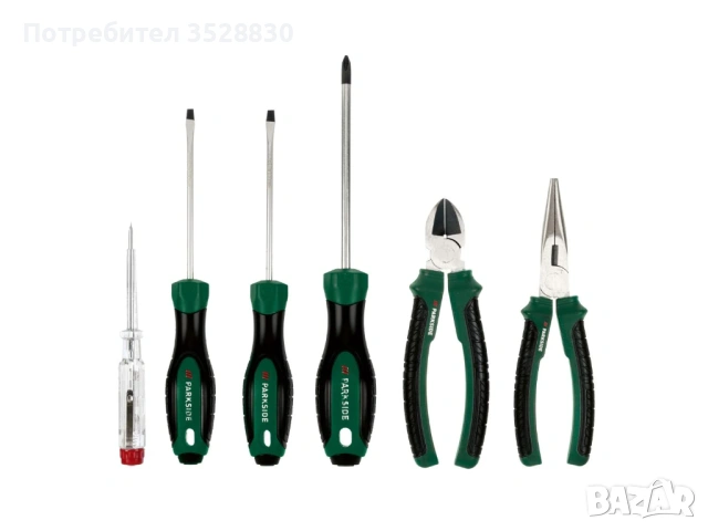 Метален куфар с акумулаторна отвертка PARKSIDE PWBM A1, с отвертка PAS D7, 1,5Ah, 4V, 92 части , снимка 4 - Други инструменти - 53148619