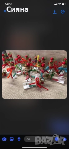 Коледни късмети и декорации, снимка 7 - Декорация за дома - 52280679