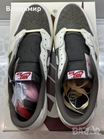 Jordan 1 Retro Low Travis Scott Reverse Mocha Мъжки/Дамски Кецове, снимка 5 - Кецове - 37537347