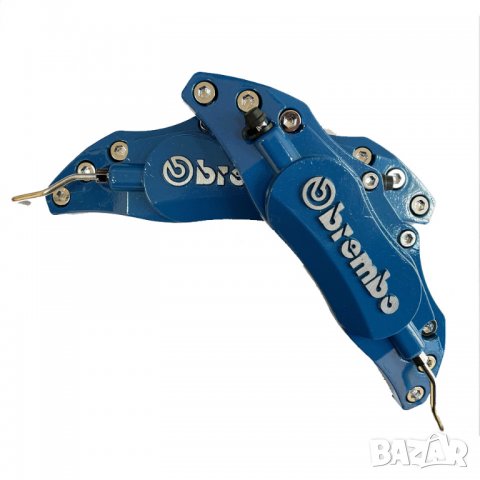 метални капаци за спирани апарати Brembo Брембо комплект 2 броя сини, снимка 3 - Аксесоари и консумативи - 35466352