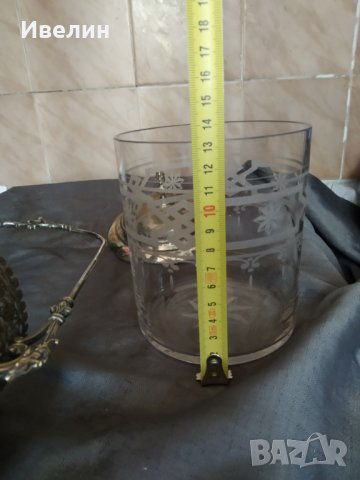 стара посребрена захарница арт деко, снимка 9 - Антикварни и старинни предмети - 32684839