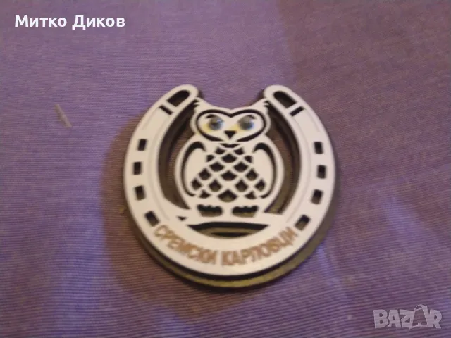 Сремски Карловци Сърбия нов магнит дървен сова, снимка 2 - Колекции - 49470140