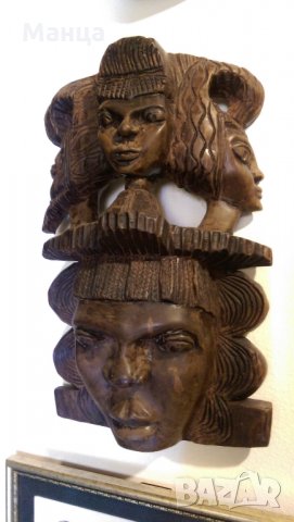 Африканска маска от Мали, снимка 2 - Колекции - 27839738