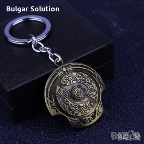 🛡️ 3D DotA 2 SHIELD ключодържател (Щит от The International Tournament) 🖥️ 🤯 🎮