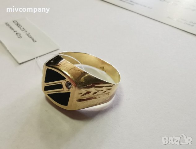 Златен пръстен 4.42гр., снимка 4 - Пръстени - 43984766