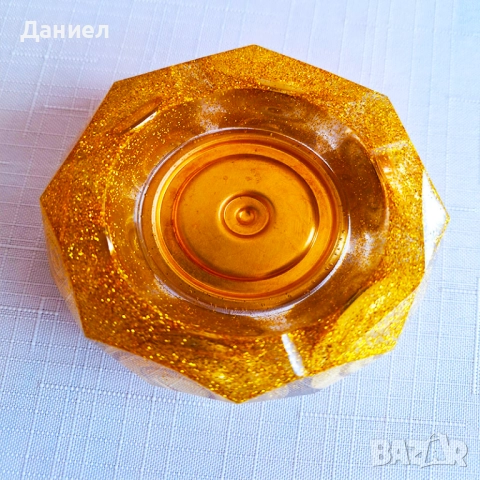 Пепелник от епоксидна смола 