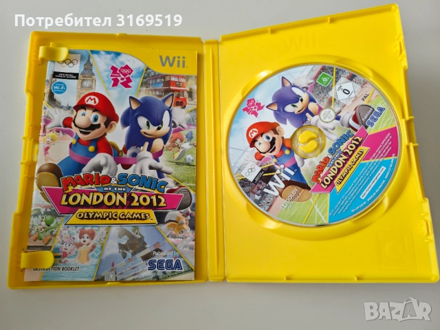 Mario & Sonic at the London 2012 Olympic Games Nintendo Wii, снимка 3 - Игри за Nintendo - 53093010