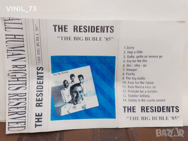 The Residents ‎– The Big Bubble 85, снимка 3 - Аудио касети - 32217917