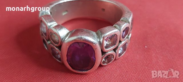 Сребърен пръстен, снимка 2 - Пръстени - 44052285