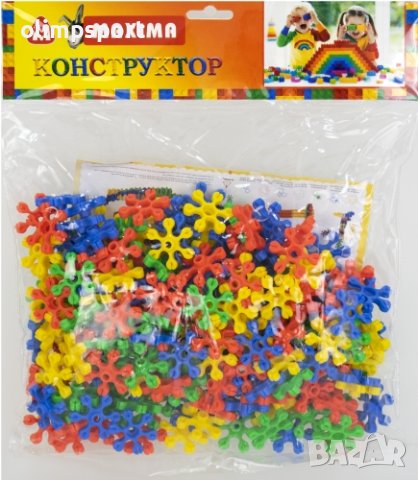 Конструктор 500г елементи с различни цветове в PVC плик. , снимка 5 - Конструктори - 43055588