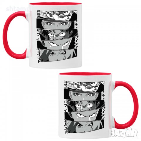 Чаша Anime Heroes Naruto Goku Luffy Sakura,Керамична Чаша, Кафе Чай, Игра,Изненада,Подарък,Повод,Пра, снимка 5 - Чаши - 38472022