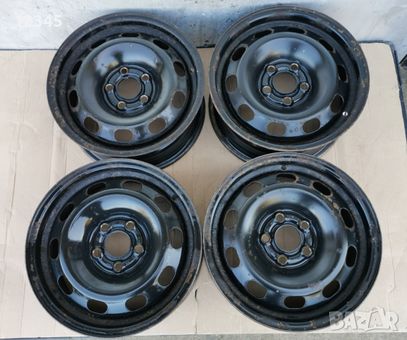 14’’ 5x100 originalni za vw,/skoda/seat 14” 5х100 оригинални за фолцваген/шкода/сеат-№371, снимка 1 - Гуми и джанти - 44894379