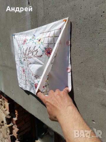 Старинна бродирана калъфка за възглавница #59, снимка 3 - Антикварни и старинни предмети - 36749306
