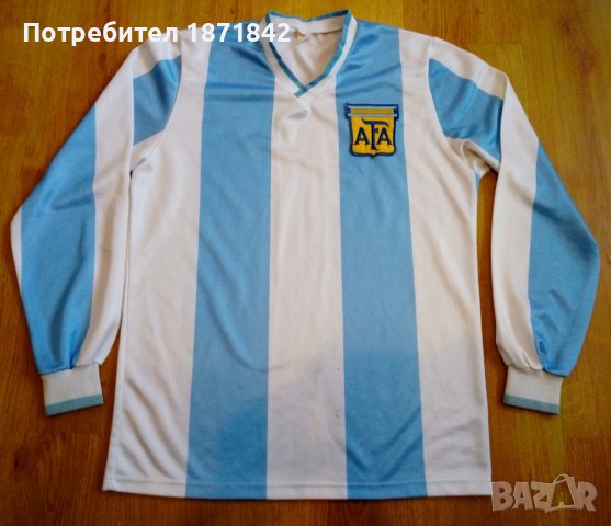 БЕЗПЛАТНА ДОСТАВКА !!! Ретро тениска на Аржентина/Argentina, снимка 1 - Фен артикули - 36729152