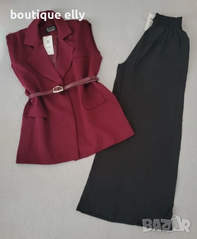 панталон палазо, снимка 3 - Панталони - 51522180