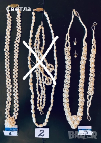 Колие и комплекти от естествени речни перли