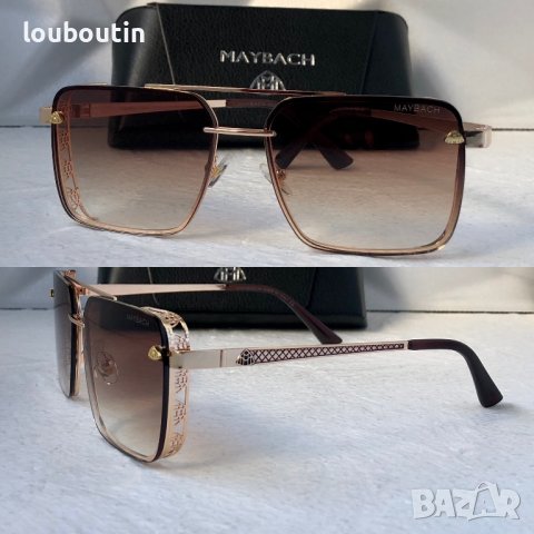 Maybach 2023 мъжки слънчеви очила маска 4 цвята, снимка 2 - Слънчеви и диоптрични очила - 40530608