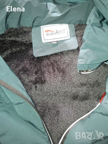 Дамски зимен елек в зелен цвят. , снимка 4 - Якета - 52800235