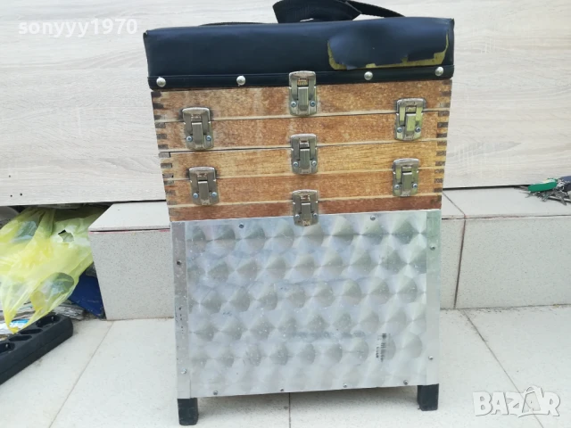 рибарски стол-дърво и алумин 0306251548, снимка 8 - Екипировка - 50535873