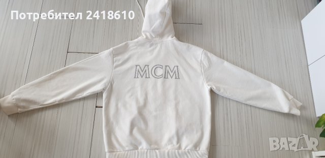 MCM Hoodie Essentials Logo Zip Up Organic Cotton Mens Size М НОВО! ОРИГИНАЛ! Суичер с цял Цип!, снимка 8 - Спортни дрехи, екипи - 43352037