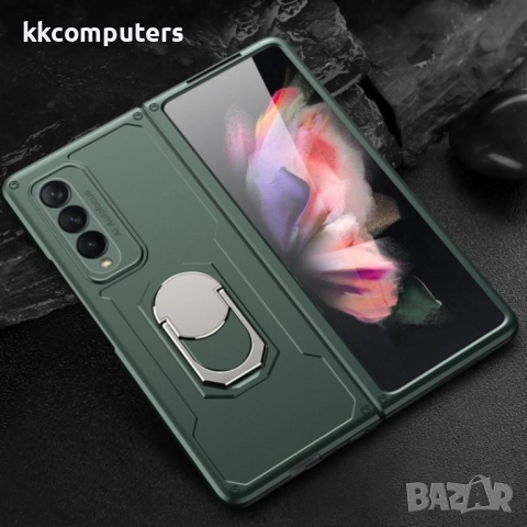 Samsung Galaxy Z Fold3 5G Удароустойчив Ring Holder Калъф и Стилус, снимка 8 - Калъфи, кейсове - 52807253