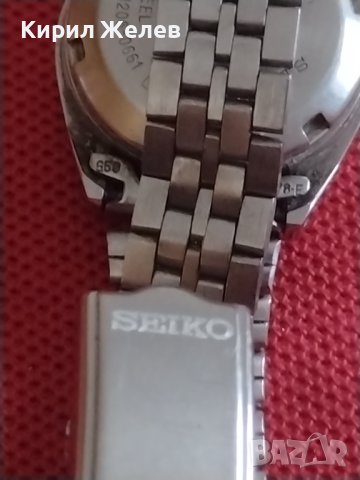 Оригинален дамски часовник SEIKO automatic Japan работи перфектно състояние 41684, снимка 5 - Дамски - 43774506