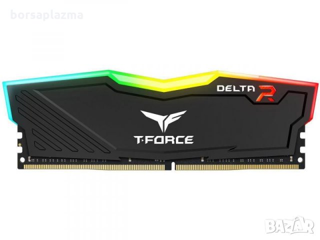 Памет Team Group T-Force Delta RGB Black DDR4 16 GB (2x8), снимка 1 - RAM памет - 32760532