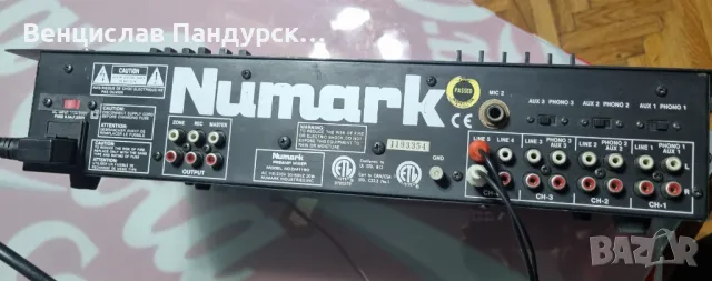 Numark DM1190 4 Channel DJ Preamp / Mixer , снимка 5 - Ресийвъри, усилватели, смесителни пултове - 47973245