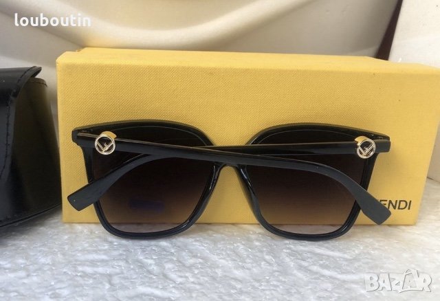 Fendi 2020 дамски  слънчеви очила с лого, снимка 6 - Слънчеви и диоптрични очила - 28386405