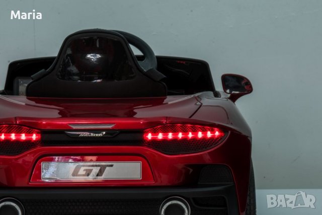 Акумулаторен КОЛА Licensed Mclaren GT 12V с меки гуми с Кожена седалка MP3, снимка 13 - Детски велосипеди, триколки и коли - 37014488