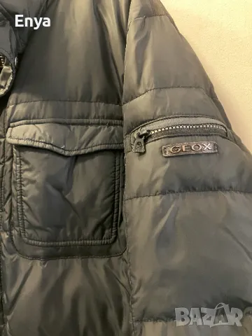 Мъжко зимно пухено яке с качулка GEOX - No.56, снимка 3 - Якета - 47892827