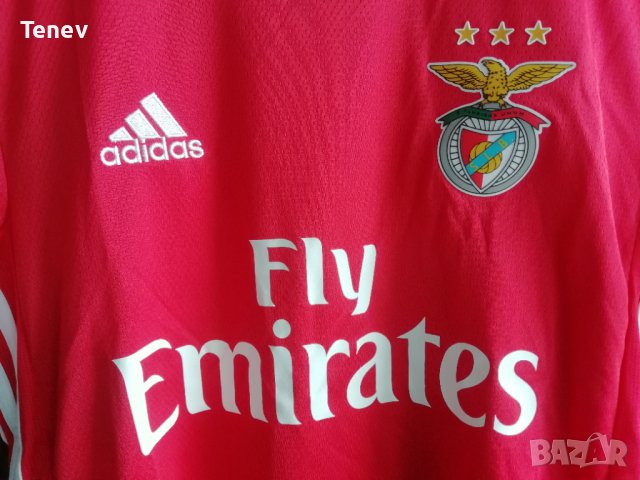 Benfica Adidas 2019/2020 оригинална тениска фланелка Бенфика размер S, снимка 3 - Тениски - 43865628