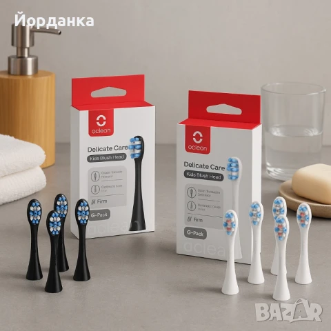 Накрайници за четка за зъби Oclean Kids P3К1-6, P3К8-6, 6 броя