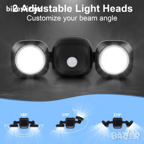 Toowell LED външна лампа с детектор за движение НОВА