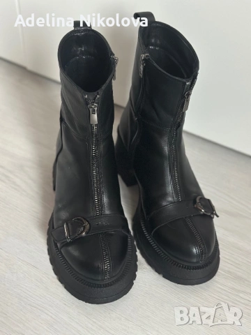 Дамски боти естествена кожа, снимка 7 - Дамски боти - 53054583