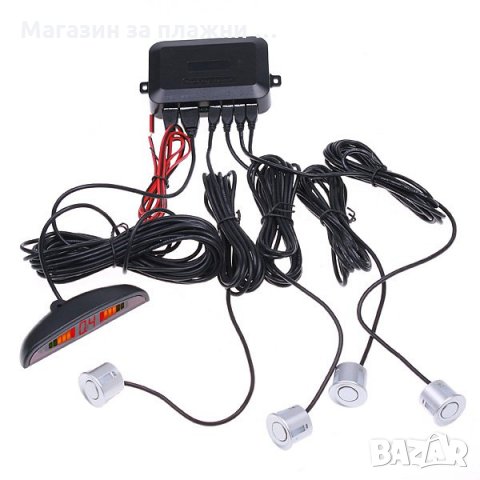 Парктроник с 4 датчика AT PARK 4G LCD дисплей и звукова сигнализация, снимка 5 - Аксесоари и консумативи - 28384212