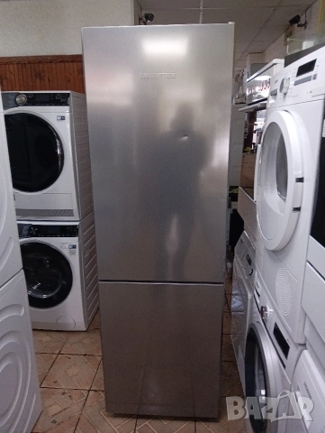 Иноксов комбиниран хладилник с фризер Liebherr с 2 години гаранция!