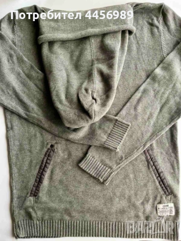 Оригинално мъжко горнище с качулка Jack and Jones, снимка 2 - Спортни дрехи, екипи - 52648538