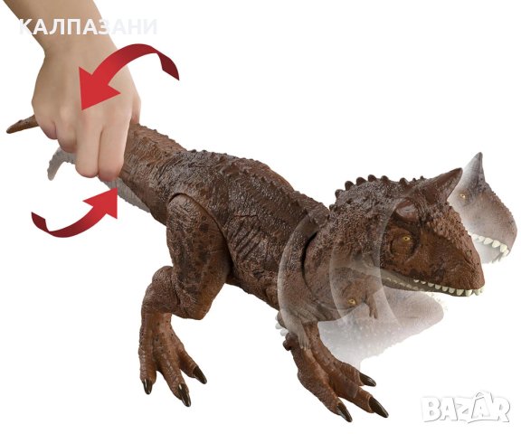 Джурасик свят - Унищожаващ динозавър Карнотавър Mattel HND19, снимка 5 - Фигурки - 40831680