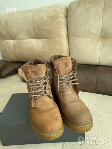 Мъжки боти US POLO ASSN 43 номер естествена кожа, снимка 4 - Мъжки боти - 43347123