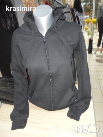 черни ватирани суичъри