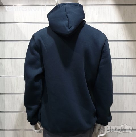 Нов мъжки суичър с качулка и джобчета, цвят антрацит, снимка 2 - Суичъри - 34732128
