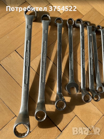 Ключ комбиниран гаечен и лула Ключове лули HAZET wiesemann matador gearwrench 11бр, снимка 8 - Ключове - 53139020